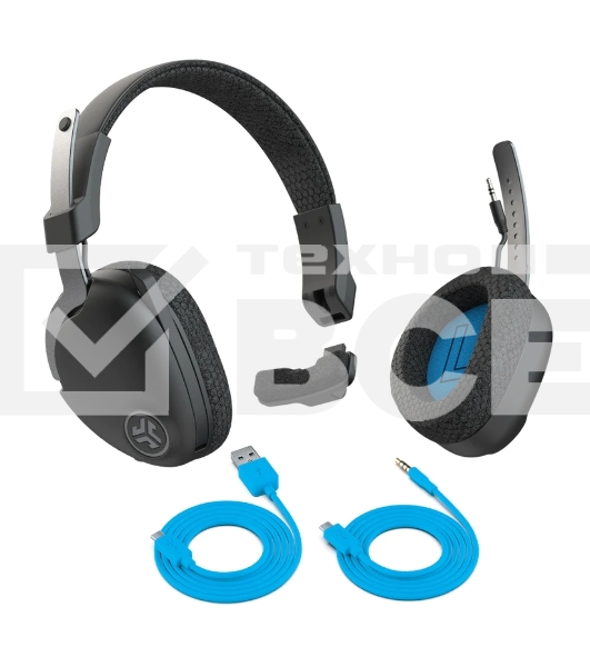 Гарнитура JLAB GO Work Wireless Headset, для компьютера/мобильных устройств, накладные, bluetooth, черный [ieuhbgoworkrblk4]