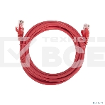 Патч-корд U/UTP Rexant категория 6, RJ45-RJ45, неэкранированный, 26AWG, LSZH, красный, 3 м, фото2