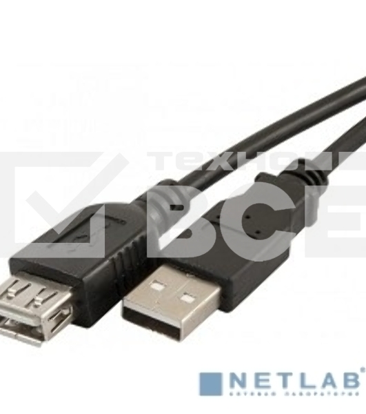 Кабель Defender USB 2.0USB02-06 ,AM-AF 1.8м, PolyBag,
