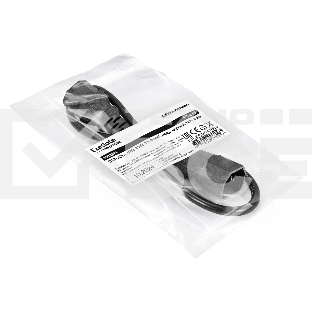 Кабель питания ExeGate Power EC-0,5P (C13->C14, VDE-250V-3*1.0mm2, медь, черный, 16A, 0.5м)