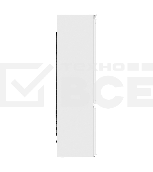 Встраиваемый холодильник Maunfeld MBF19369NFWGR LUX Inverter белый двухкамерный 257/84л морозилка снизу