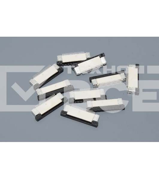 Разъем FPC Half Coverage Bottom Contact 0.5K-BX-20PWB 20 pin высота 2мм шаг 0,5мм 10 шт