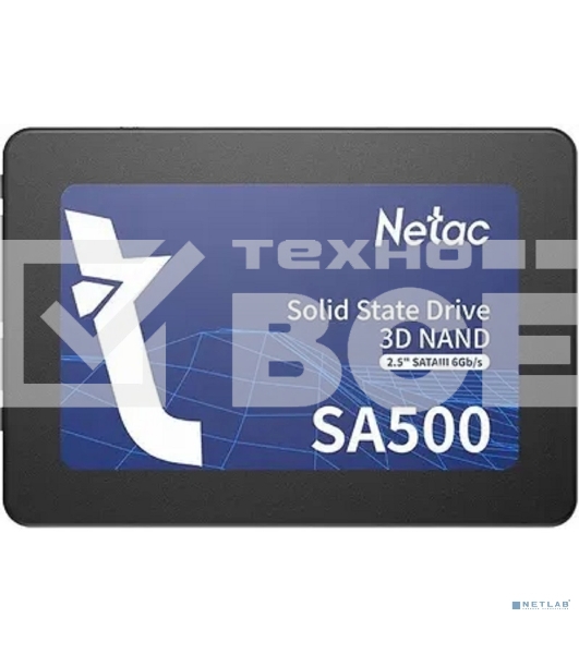 Накопитель SSD Netac SA500, 480Gb, SATA III, 2.5