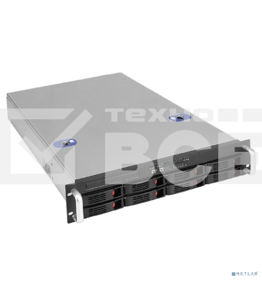 Серверная платформа ExeGate Pro 2U660-HS08 (RM 19', высота 2U, глубина 660, Redundant БП 2x800W, 8xHotSwap, USB)