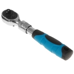 Ключ телескопический Gross 14074 трещоточный 1/4', 150-200 мм, CrV, хромир., 2-х комп. рукоятка, фото6