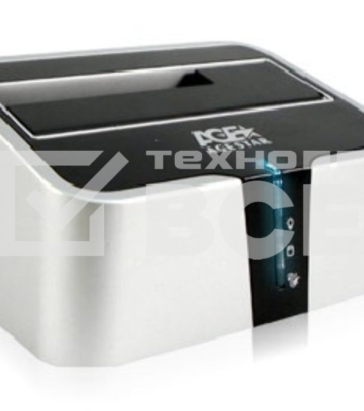 Док-станция для HDD AgeStar 3CBT2 SATA II пластик серебристый 1