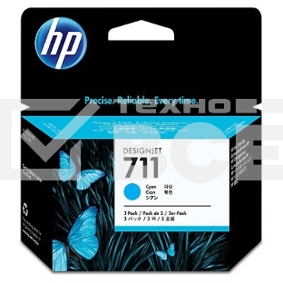 Картридж струйный HP №711 CZ134A голубой x3уп. для HP DJ T120/T520 (29мл)