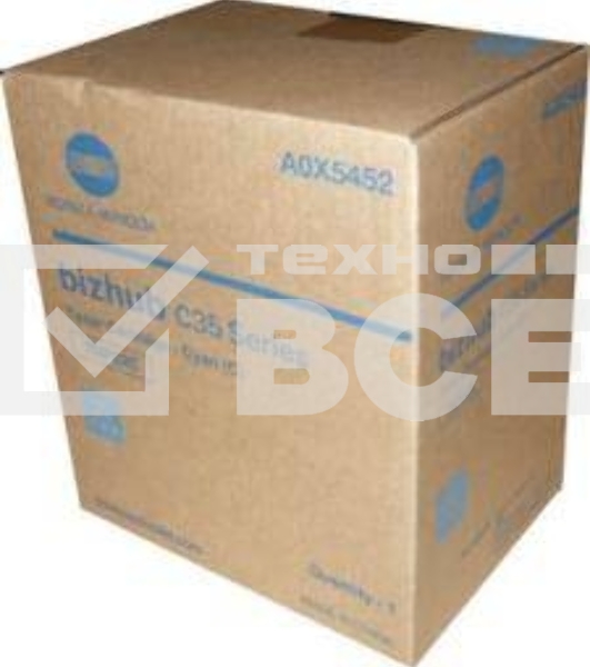 Картридж лазерный Konica-Minolta bizhub C35/C35P синий TNP-22C