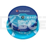 Диск CD-R Verbatim 700Mb 52x Cake Box (25шт) (43432), фото4