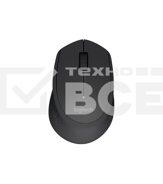 Мышь беспроводная Logitech M280 черный, 1000 dpi, радиоканал, USB, кнопки - 3