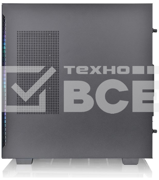 Компьютерный корпус Thermaltake Divider 300 TG ARGB черный без БП ATX 2x120mm 2xUSB3.0 audio front door bott PSU