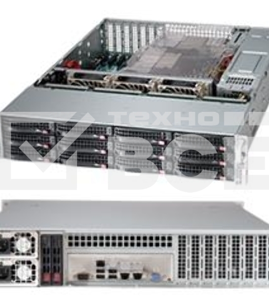 Корпус SuperMicro CSE-826BE1C4-R1K23LPB 1200W черный