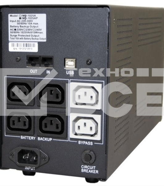 Источник бесперебойного питания Powercom Imperial IMP-2000AP 1200Вт 2000ВА черный