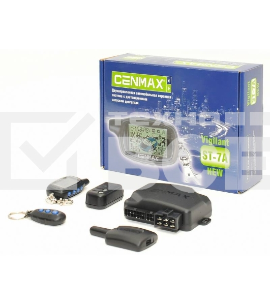 Автосигнализация Cenmax Vigilant V-7A с обратной связью брелок с ЖК дисплеем