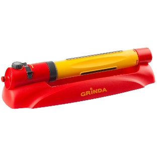 Полив GRINDA GX-19, 112 м2 3 режима, 19 отверстий, распылитель веерный, пластиковый