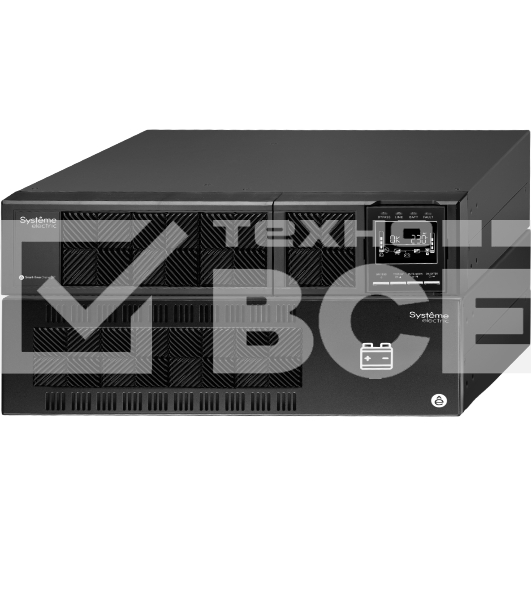 Источник бесперебойного питания Systeme Electriс Smart-Save Online SRT, 5000VA/5000W, On-Line, Extended-run, Rack 2U+3U(Tower convertible), LCD, Out: Hardwire, SNMP Intelligent Slot, USB, RS-232, Pre-Inst. Web/SNMP
