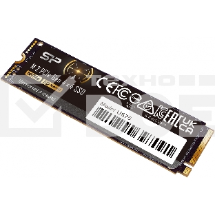 Накопитель SSD Silicon Power US75, 1000GB, M.2 2280, PCIe 4.0 x4, NVMe, R/W 7000/6000