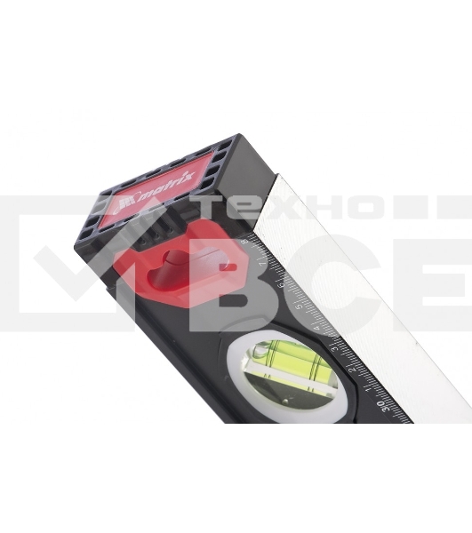 Уровень Matrix алюминиевый усиленный фрезерованный 3 глазка 2 компонентные рукоятки 1500мм