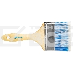 Кисть плоская 'Евро' 4', искусственная щетина, деревянная рукоятка MTX, фото4