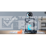 Принтер 3D Creality Ender-3 V3 SE, размер печати 220x220x250mm, FDM, PLA/TPU(95A)/PETG, max 250 мм/с., датчик CR Touch (автоматическое выравнивание стола), SD Card (набор для сборки), фото 1