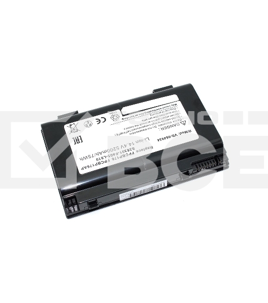Аккумуляторная батарея для ноутбука Fujitsu LifeBook A1220 14.4V 5200mAh BP176-4S2P OEM черная