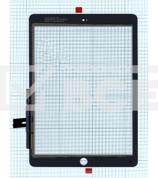Сенсорное стекло (тачскрин) для Apple iPad 9.7 2018 (A1954 A1893) белое