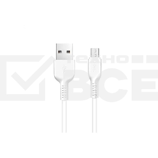 Кабель HOCO USB X20 Flash для Micro USB 2А, 1м, белый