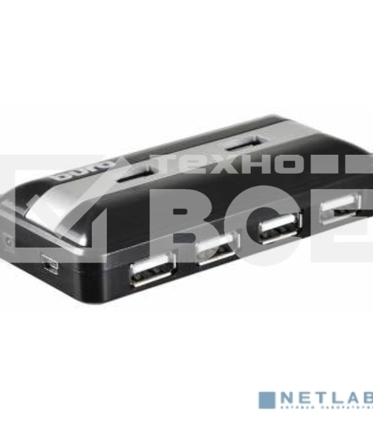 Разветвитель USB 2.0 Buro BU-HUB7-U2.0 7порт. черный