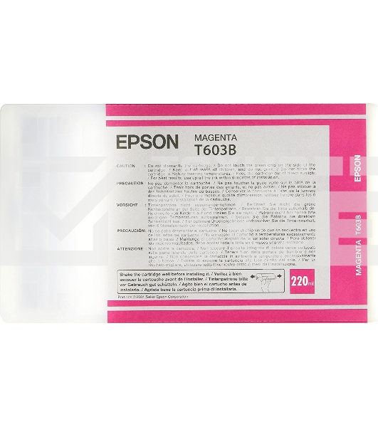 Картридж струйный Epson C13T603B00 пурпурный (220 мл) для Epson St Pro 7800/9800