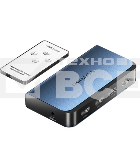 Переключатель (switch) 3x1 Vention HDMI v2.0