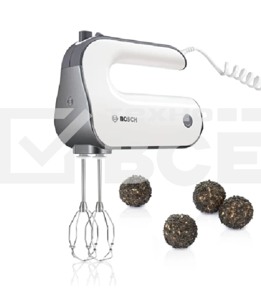 Миксер Bosch MFQ49300 850 Вт, 5 режимов, белый серый
