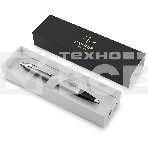 Ручка шариковая Parker IM Essential K319 (CW2143631) Brushed Metal CT M син. черн. подар.кор., фото6