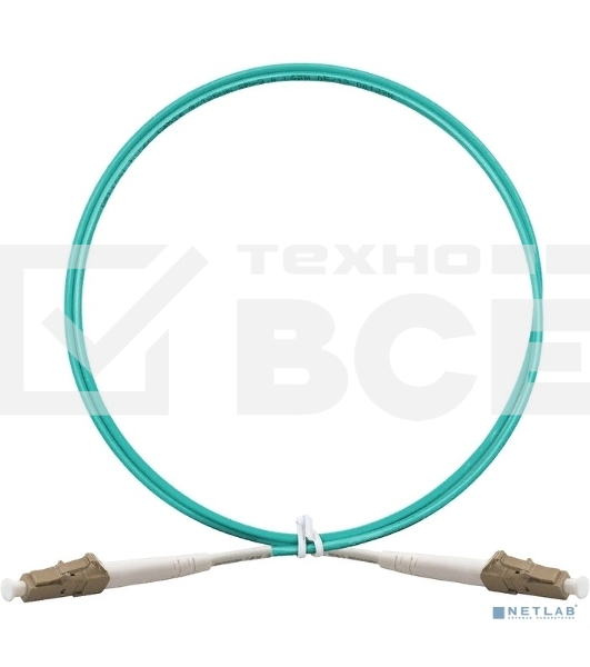 Патч-корд волоконно-оптический ExeGate FC-S-503-LC-LC-1M-LSZH (Шнур ВО MM 50/125 (OM3), LC/UPC-LC/UPC, Simplex, LSZH, 1м)