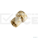 Коннектор латунный, быстросъемный, для шланга 3/4 Четыре Сезона, фото4