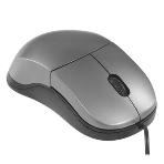 Мышь проводная Qumo Simple Office M92 серый, 1000 dpi, USB, кнопки - 3, фото3