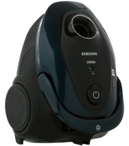 Пылесос Samsung VC20M2540JN/EV черный/зеленый, 460/2000 Вт, уборка сухая, пылесборник мешок 2.5 л