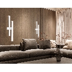 Настенный светодиодный светильник Ambrella light FL6151 WH белый 18W 3000K-6400K 510*120*65, фото 1