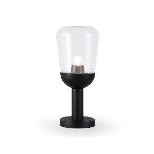 Светильник Ambrella light ST2085 BK/CL черный/прозрачный IP54 E27 max 40W D150*350