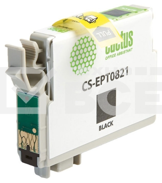 Картридж струйный Cactus CS-EPT0821 черный (13,8 мл) для Epson Stylus Photo R270/290/RX590