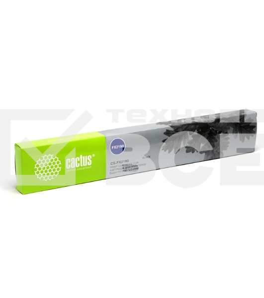 Картридж матричный Cactus CS-FX2190 черный (12.7 мм, 32 м, 12 000 000 знаков) для Epson FX-2190 / LQ-2090