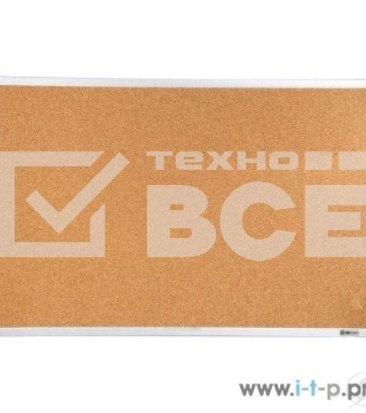 Демонстрационная доска Cactus CS-CBD-120X150 , пробковая 120х150см алюминиевая рама