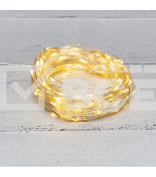 Гирлянда «Роса» с трансформатором 20 м, 200 LED, теплое белое свечение NEON-NIGHT