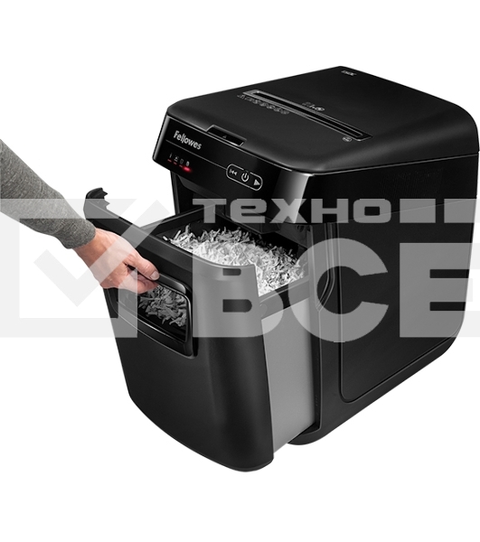 Шредер Fellowes AutoMax 130C (секр.P-3)/фрагменты/130лист./32лтр./пл.карты