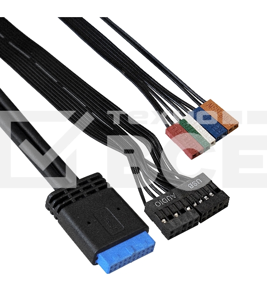 Компьютерный корпус Exegate EX283063RUS  Minitower ExeGate BAA-107U Black, mATX, <AAA450, 80mm>, 1*USB+2*USB3.0, Audio