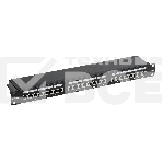 Патч-панель ITK PP24-1UC5EF-K05-G 1U кат. 5Е FTP 24 порта (Krone) GENERICA, фото 1