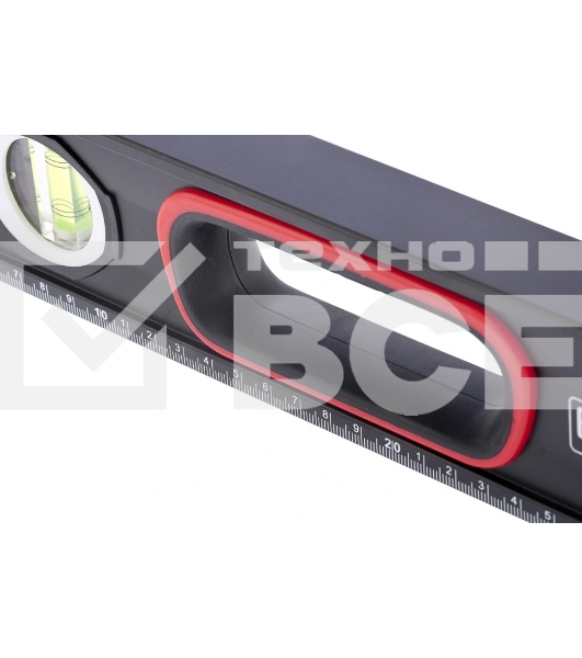 Уровень Matrix алюминиевый усиленный фрезерованный 3 глазка 2 компонентные рукоятки 1500мм