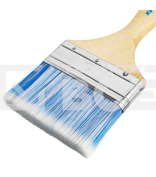 Кисть плоская 'Евро' 4', искусственная щетина, деревянная рукоятка MTX