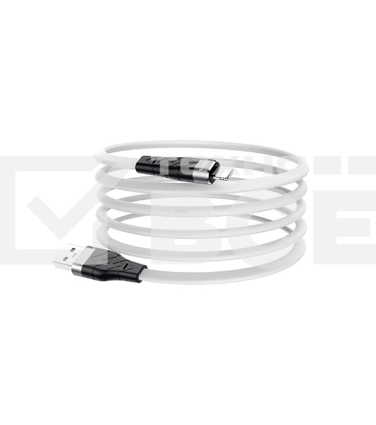Кабель USB HOCO X53 Angel для Lightning, 2.4А, длина 1.0м, белый