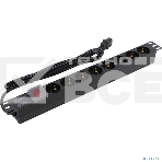 Блок розеток горизонтальный ExeGate ServerPro PDU-19H806 Al-8S-C14-3-SW, 19