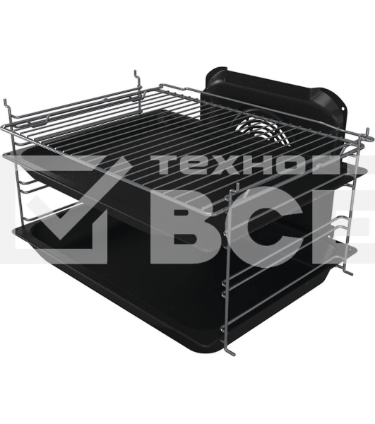 Электрическая плита Gorenje GECS6B71CLB черный стеклокерамика (без крышки)